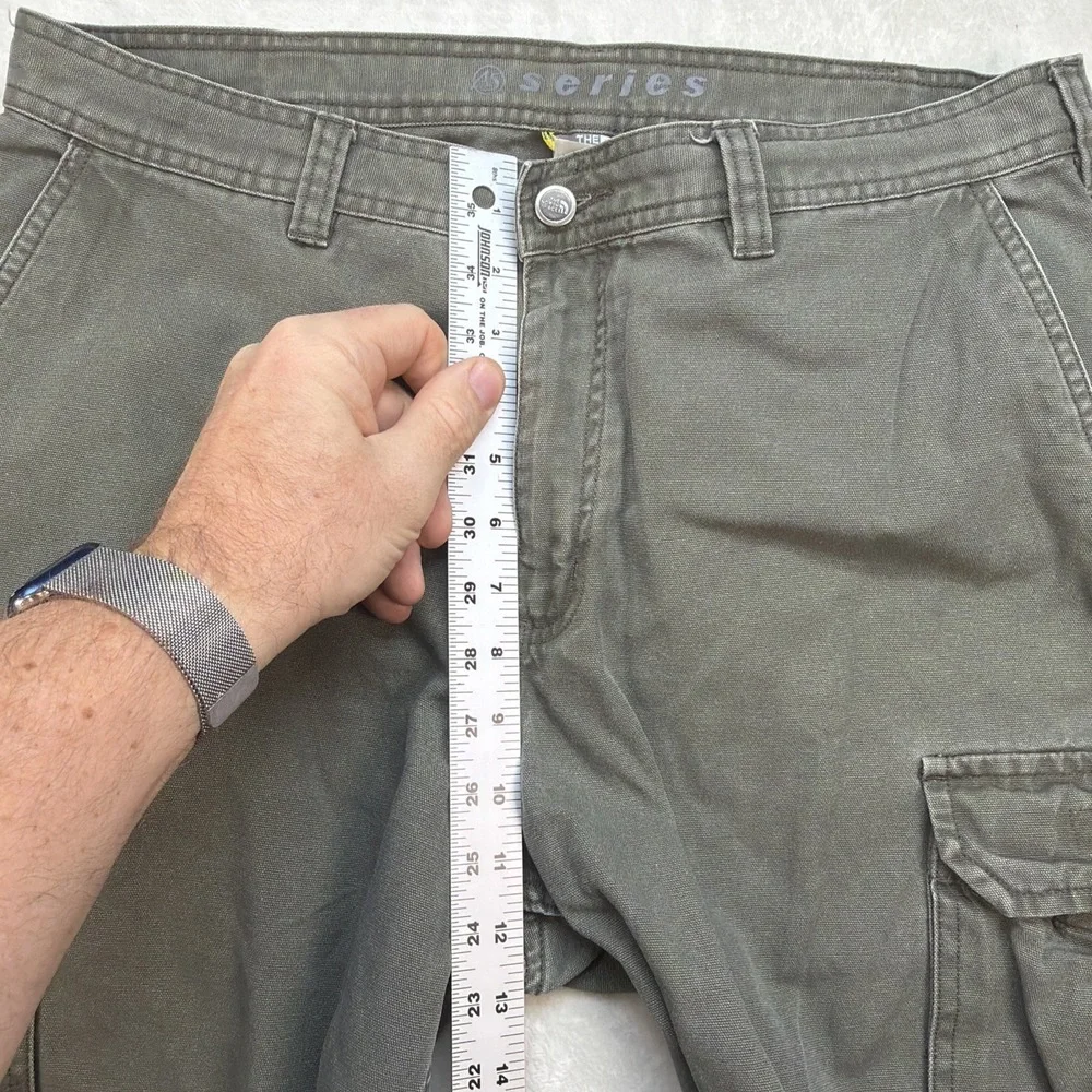 The North Face Cargo Pants Mens 34‎ Green Hiking Tactical Utility A5